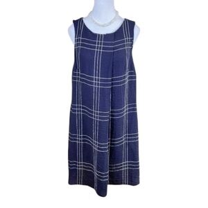 DKNY Dress Shift A-Line Navy White  (10)